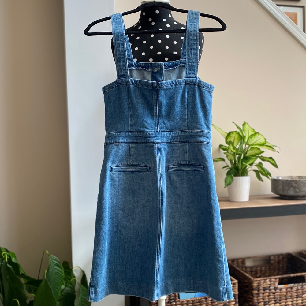 NWOT • Frame Claire Denim Mini Dress - Picture 3 of 8